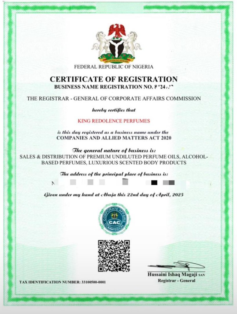 CAC Registered Business